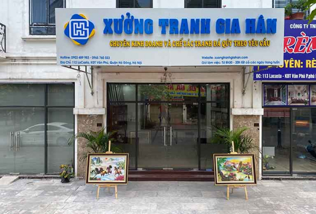 top 5 cửa hàng tranh đá quý tại hà nội nổi tiếng nhất